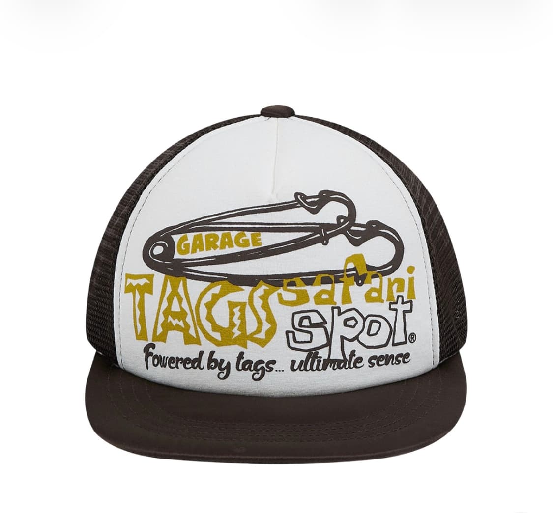 사파리스팟 세이프티 로고 메쉬 캡 브라운 상품이미지1