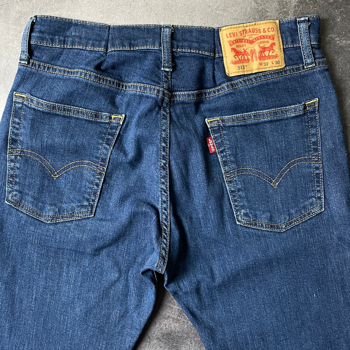 LEVI'S 리바이스513 슬림 스트레이트핏 코튼 데님 팬츠 A00722 상품이미지7