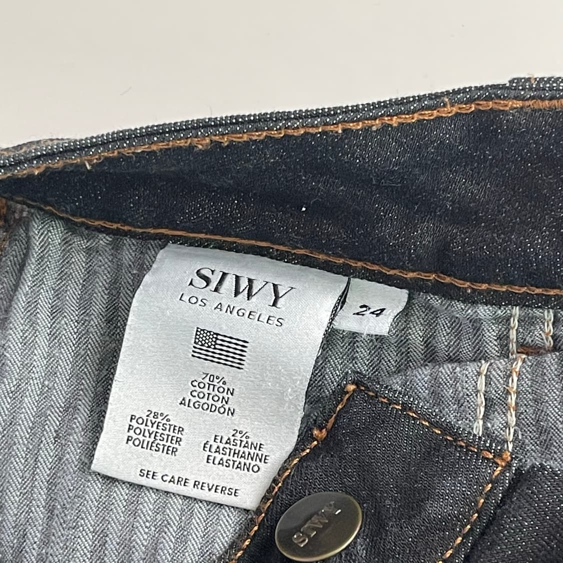 씨위진 SIWY 스판 데님 24인치 (Made in USA) 상품이미지8