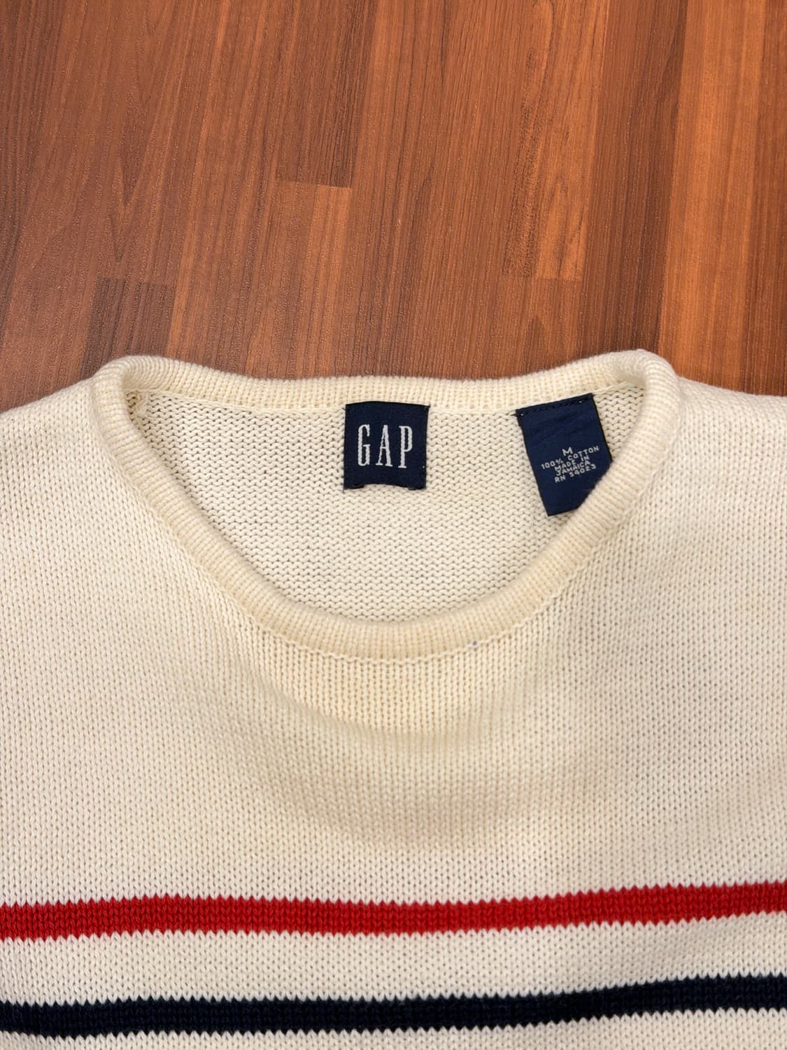 90s Gap 올드갭 스트라이프 코튼 니트 상품이미지6