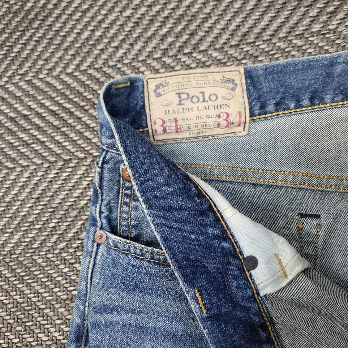 폴로 랄프로렌 데님 청바지 남자34 상품이미지2