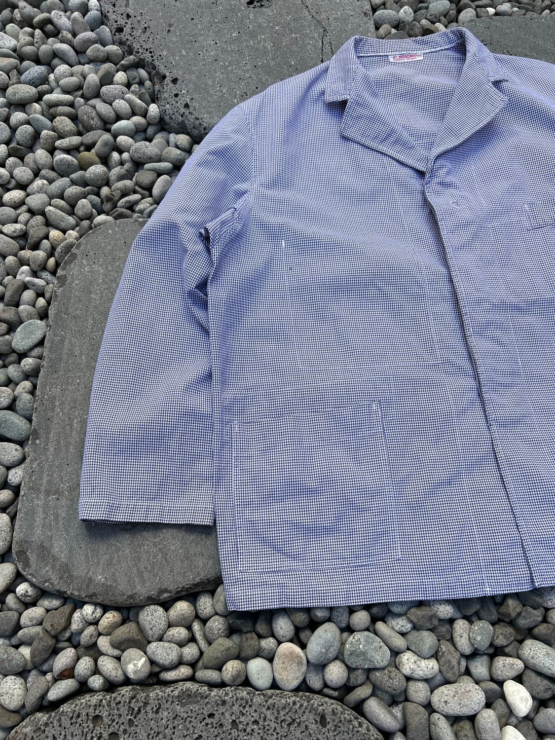 50s Ets.BRAGARD FRENCH CHECK 빈티지프렌치워크자켓 상품이미지6