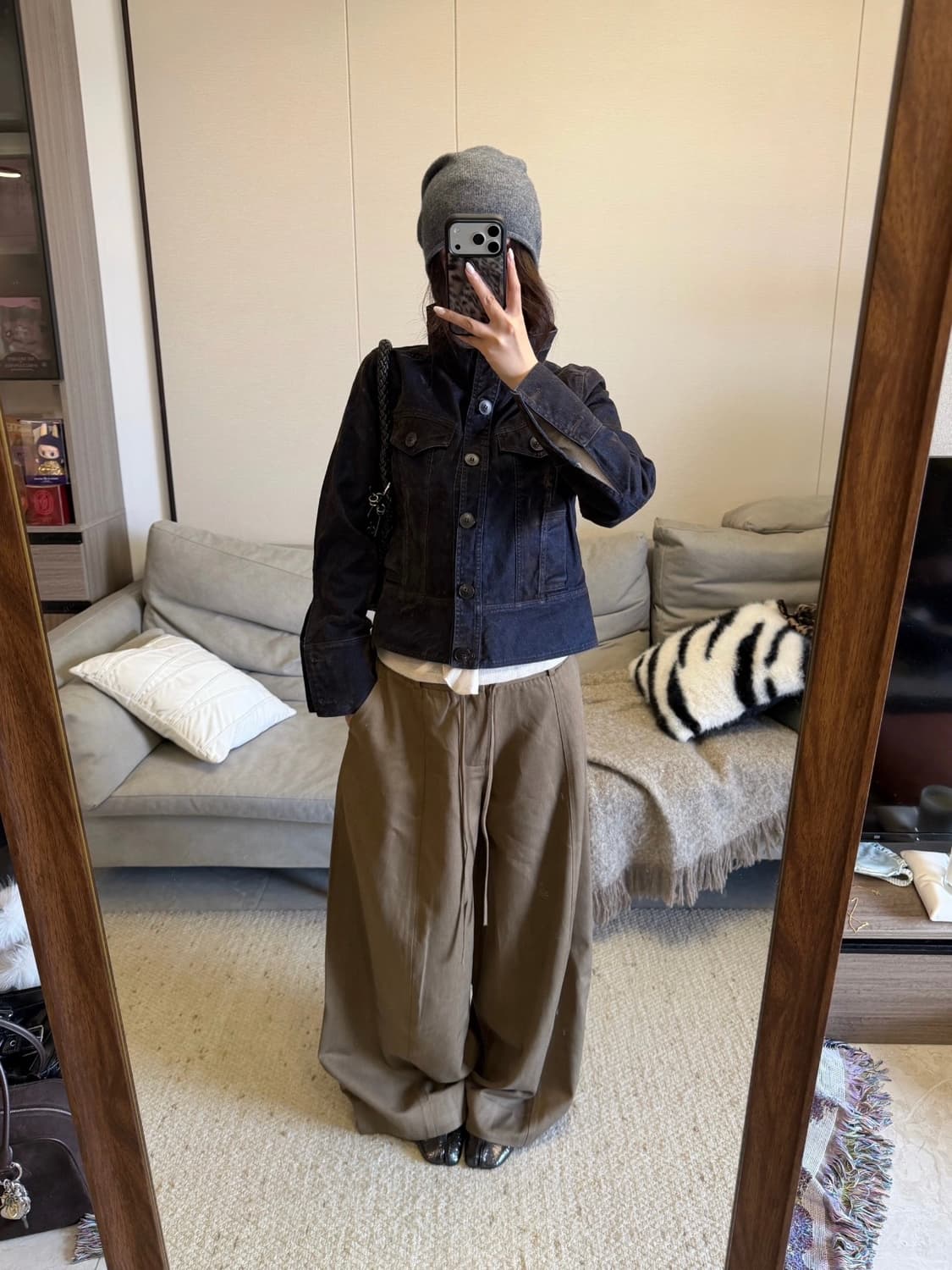 CTheMoon 데님 코트 상품이미지4