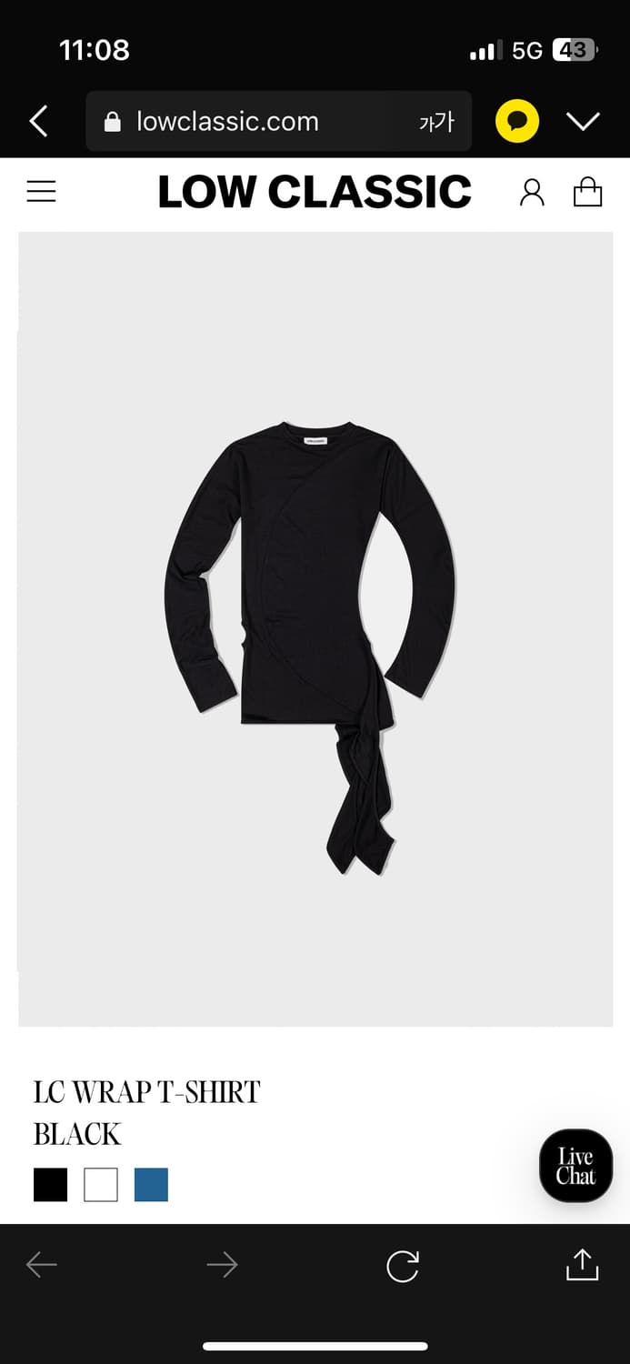 로우클래식 랩 티 상품이미지3