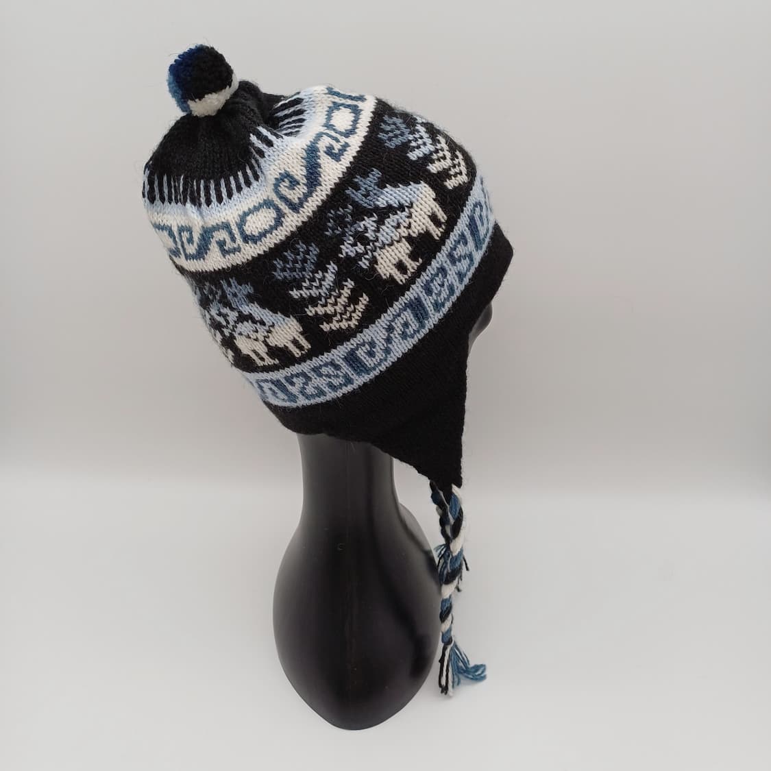 일본 빈티지 키즈 비니 방울 귀달이 모자 [BF10445-154-26] 상품이미지4