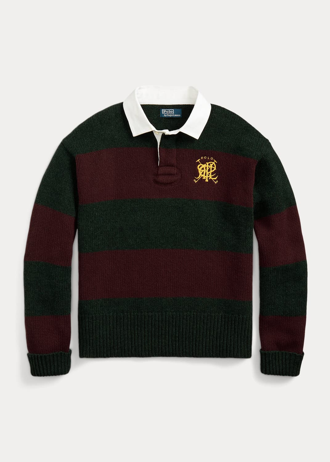 폴로 랄프로렌 럭비 칼라 울 니트 m 상품이미지3