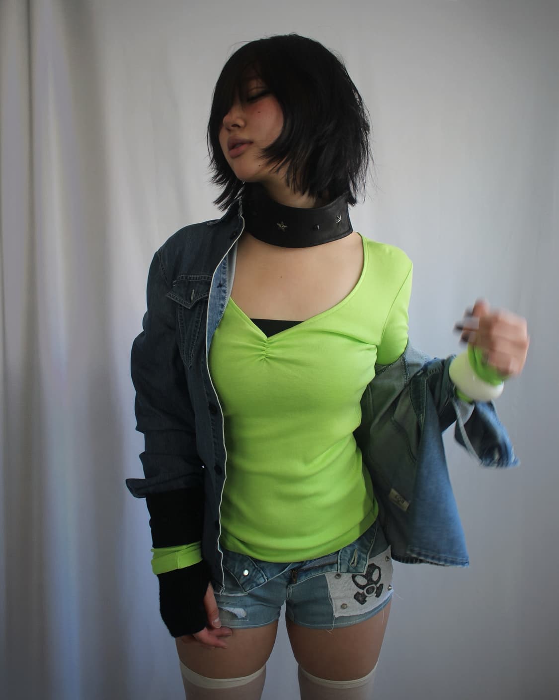 BOY LONDON collar charm denim y2k shirt 상품이미지5