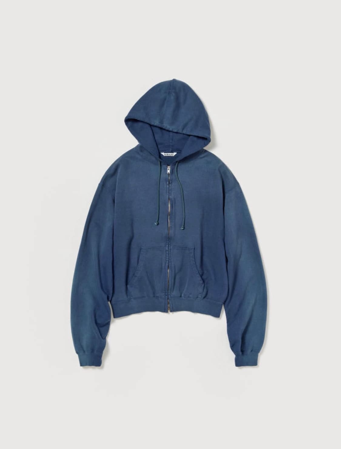 오라리 25aw 프로덕트 다이드 후드집업 네이비 5 새상품 상품이미지1