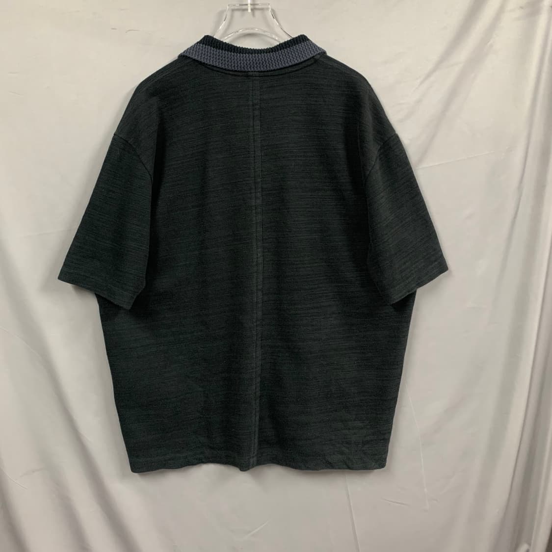 L 시스템옴므 23 오픈 PK 반팔 니트 카라티 상품이미지2