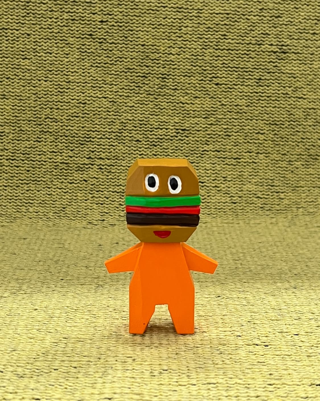 [켄지 무라바야시] 2.5차원 시리즈 - 햄버거 핸드메이드 우드카빙 상품이미지3