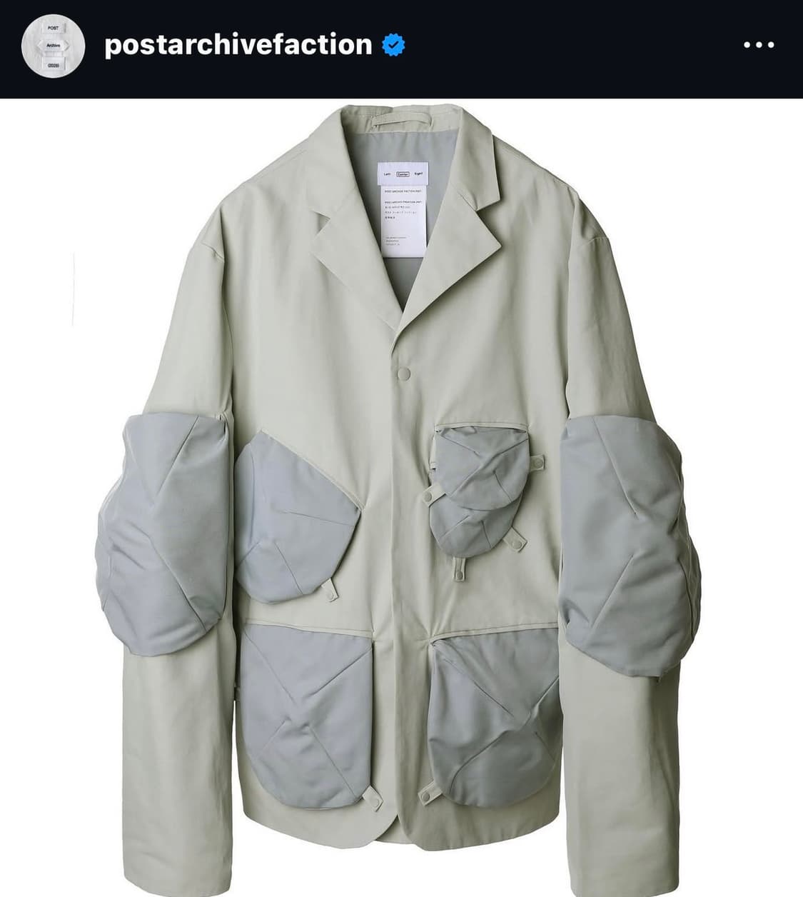 [L] 5.0 senter Trouser jacket 상품이미지1