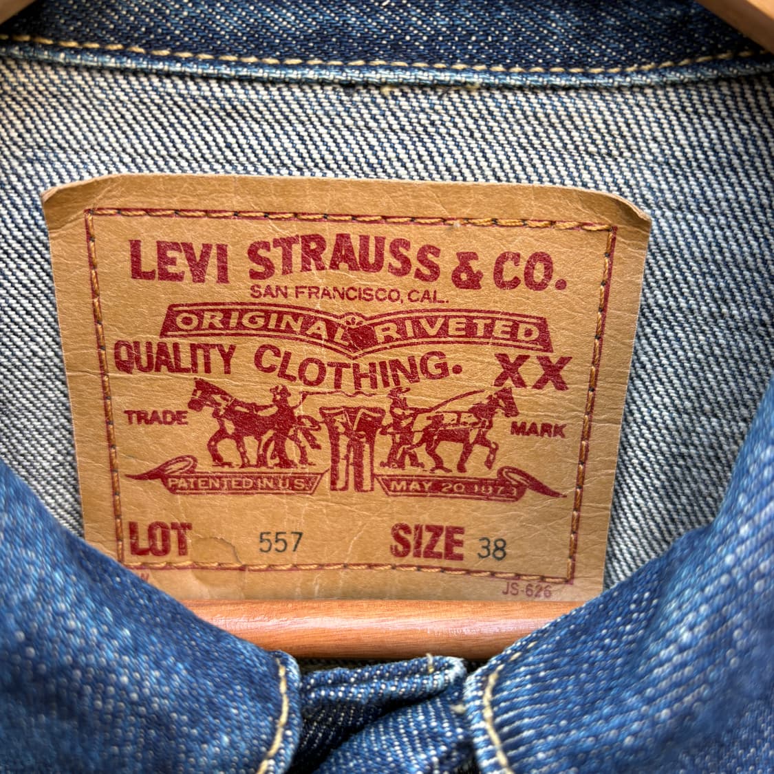 Levi’s 리바이스 90s LVC 타입3 데님 자켓 상품이미지3