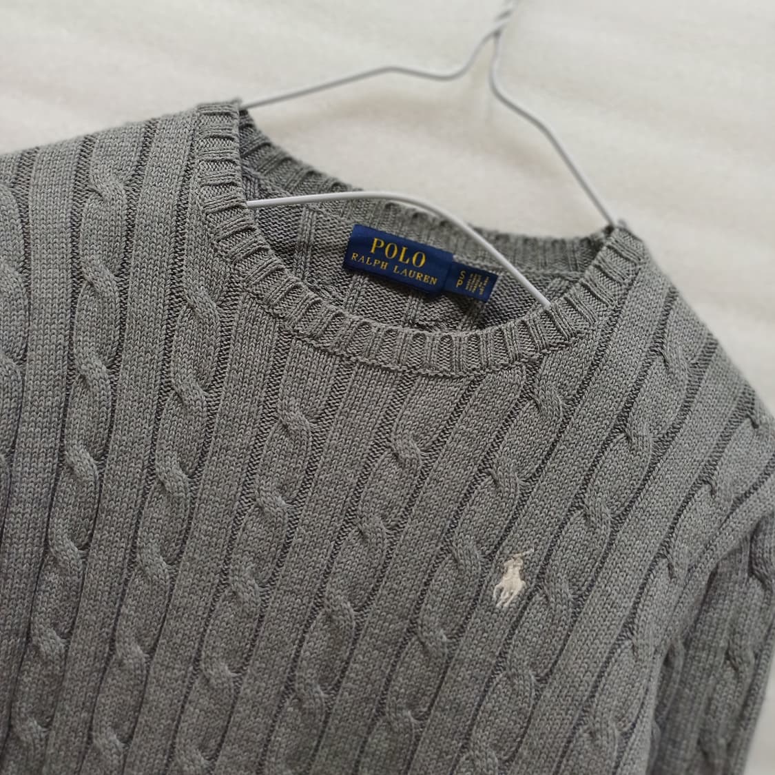 정품 폴로 라운드 긴팔 니트 여성 XS S 거의새것 사랑봉봉 상품이미지3