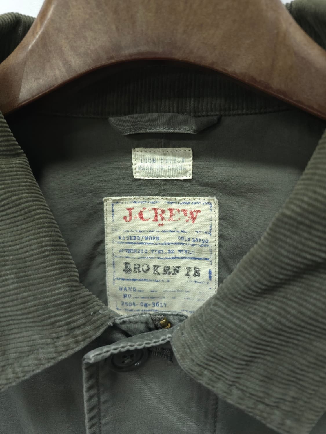 제이크루 빈티지워싱 코듀로이 칼라 필드 자켓 상품이미지3