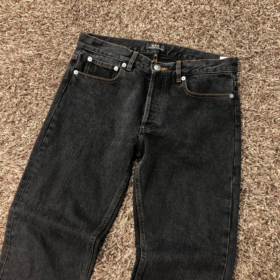 A.P.C 아페쎄 블랙 흑청 데님 팬츠 상품이미지2