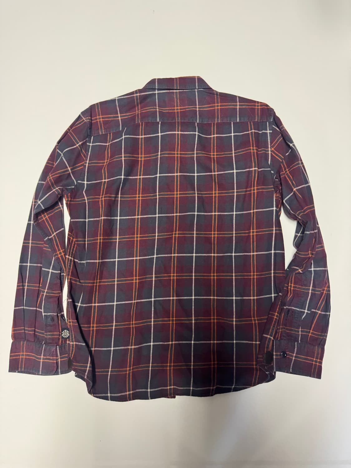 빈폴 beanpole 방패 로고 슬림핏 체크 셔츠 XL 상품이미지3