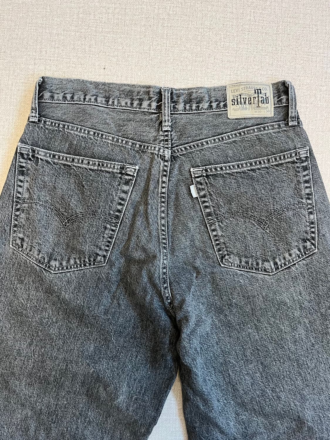 Vintage Levis silver tab stone wash blac 상품이미지5