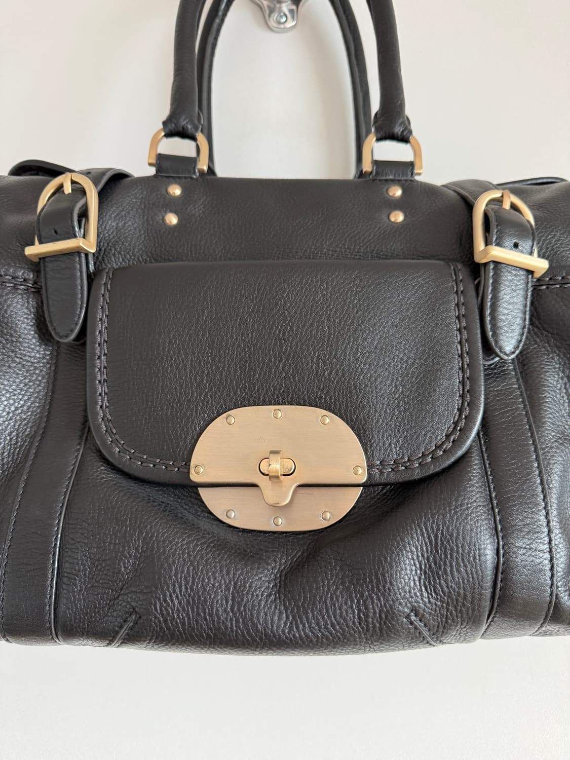 타미 힐피거(Tommy Hilfiger) 레더 보스턴백 상품이미지3