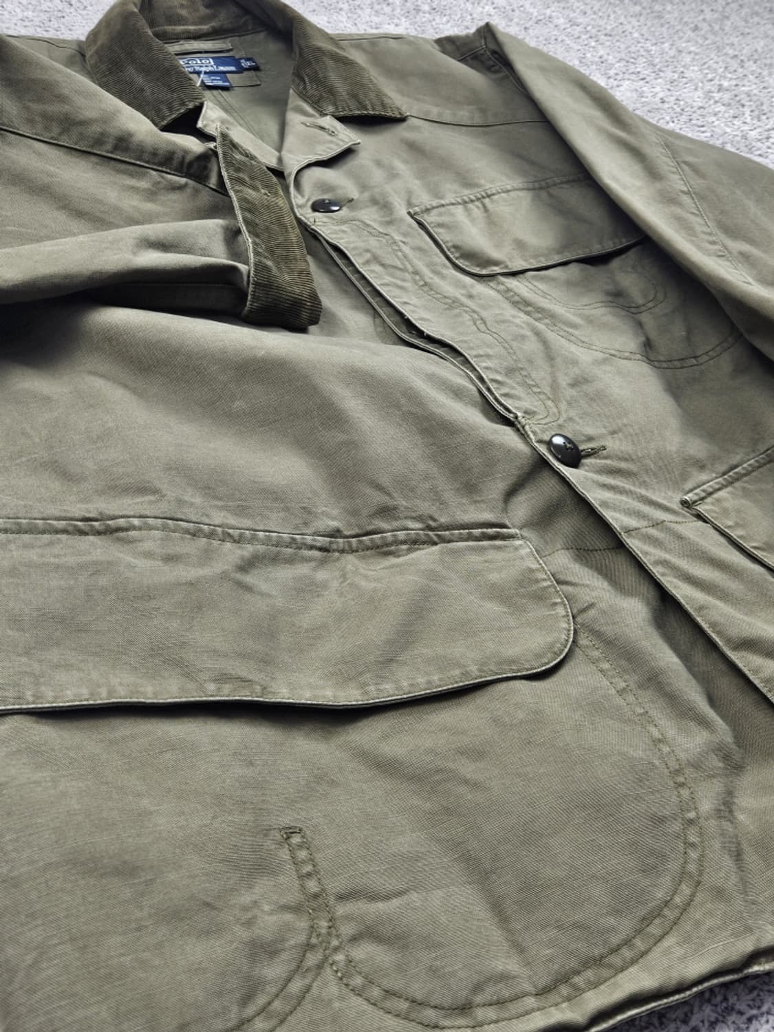 90's 폴로랄프로렌 코튼캔버스 헌팅자켓 ( XL ) / 10458 상품이미지8