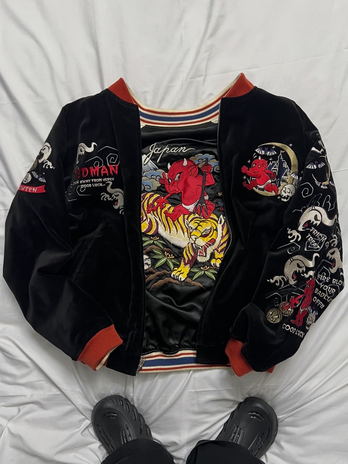 테드컴퍼니 리버시블 스카쟌 자켓 상품이미지1