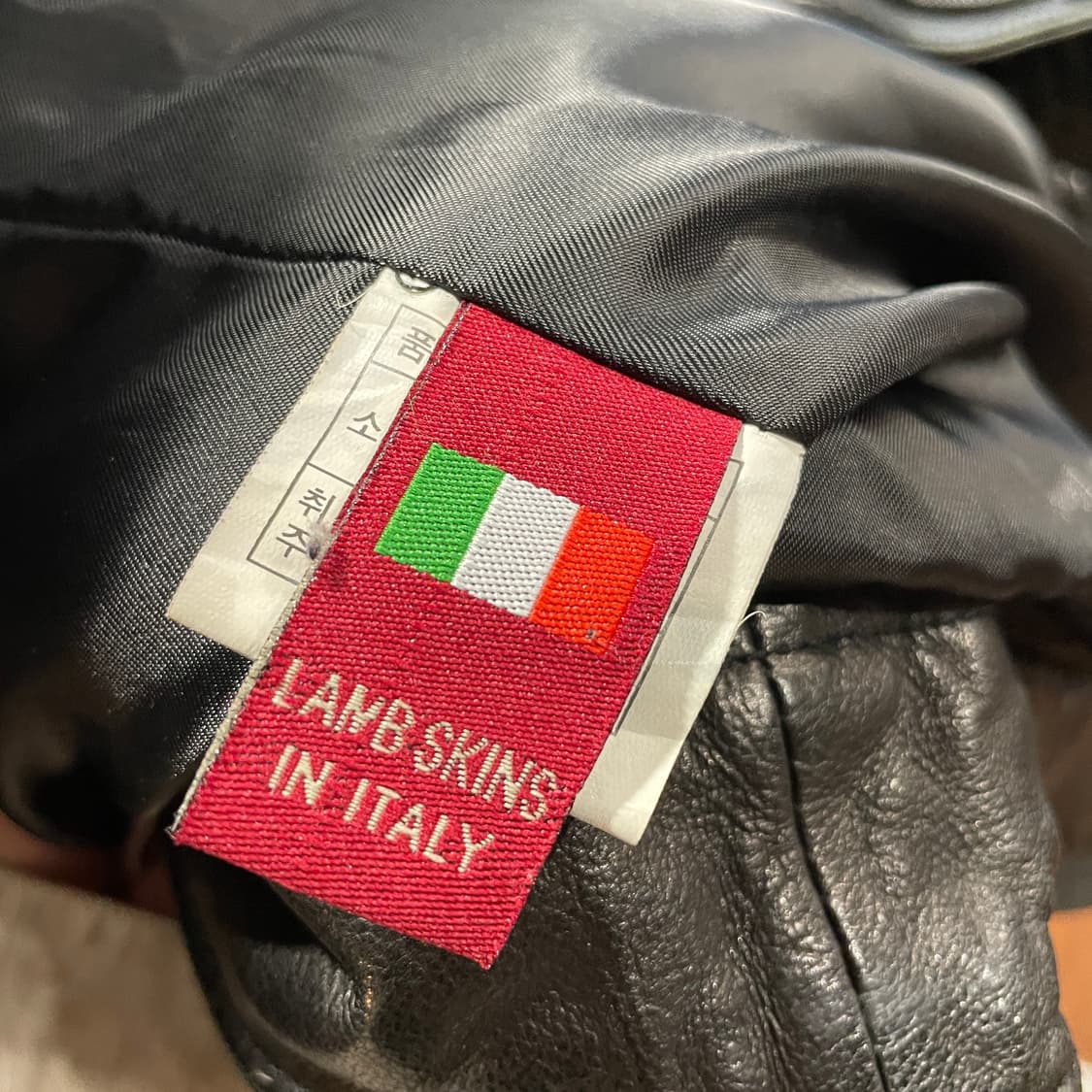 워시드 레더 자켓 상품이미지9