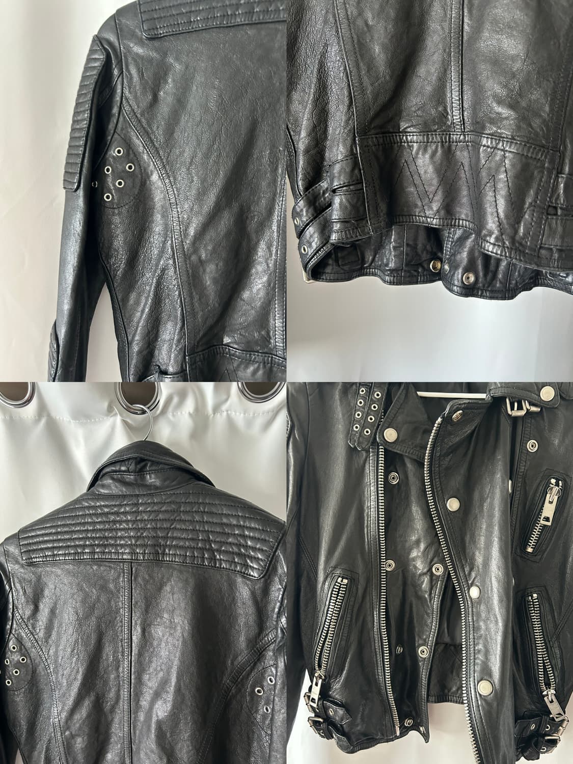 램스킨 바이커 자켓 상품이미지8