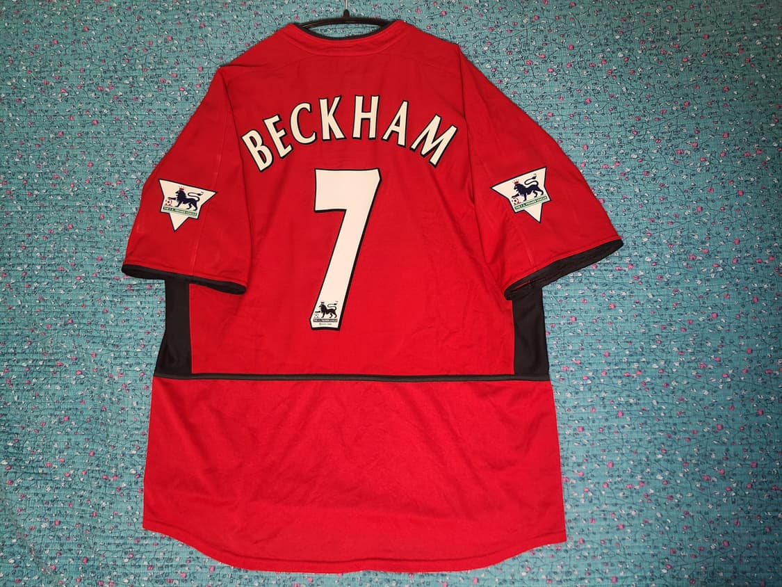 맨유 나이키 02/04 홈 no.7 베컴 (US XL) 상품이미지1