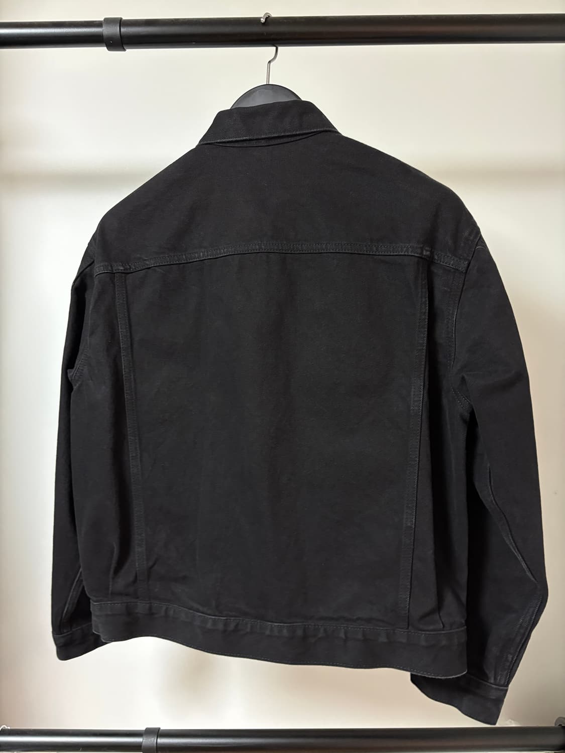 Gu 데님 트러커 자켓 블랙 상품이미지3