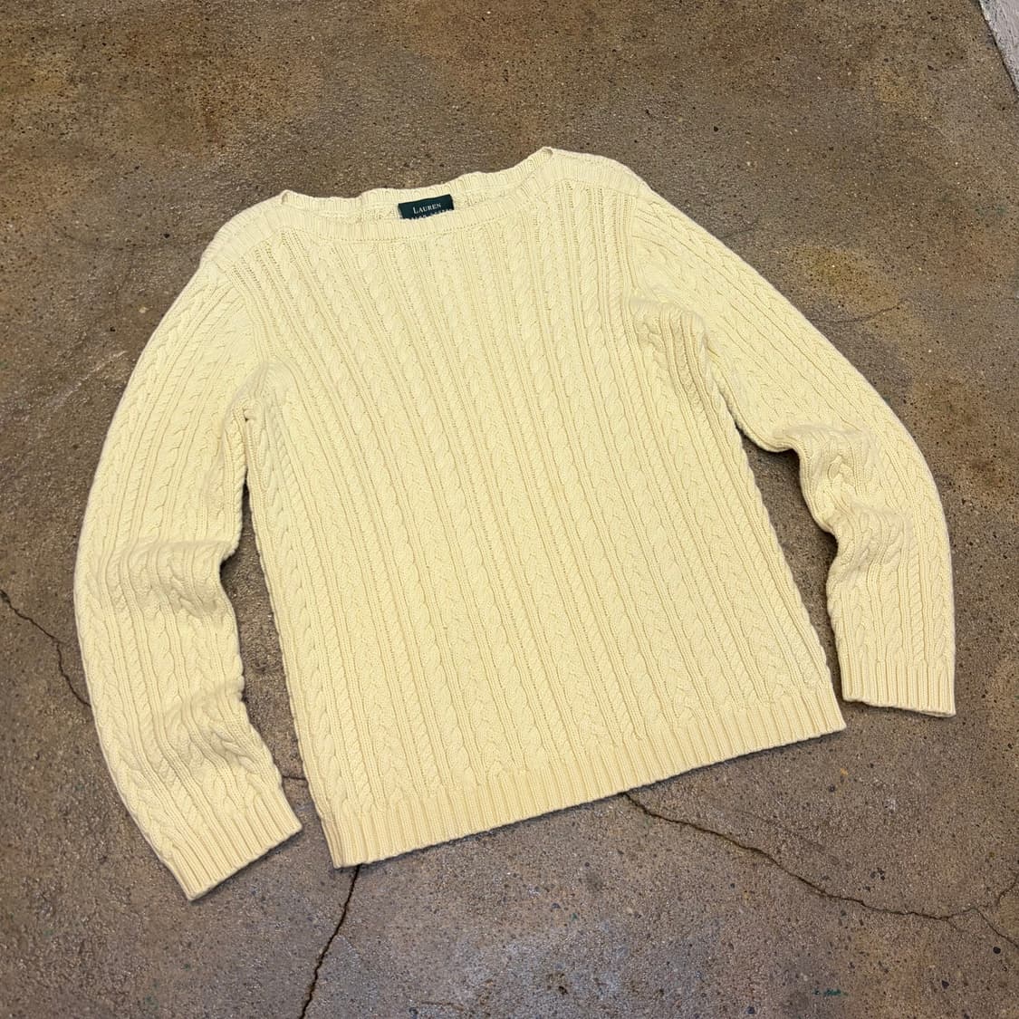 새상품급 90s USA 빈티지 폴로 랄프로렌 니트 헤비코튼 니트  상품이미지2