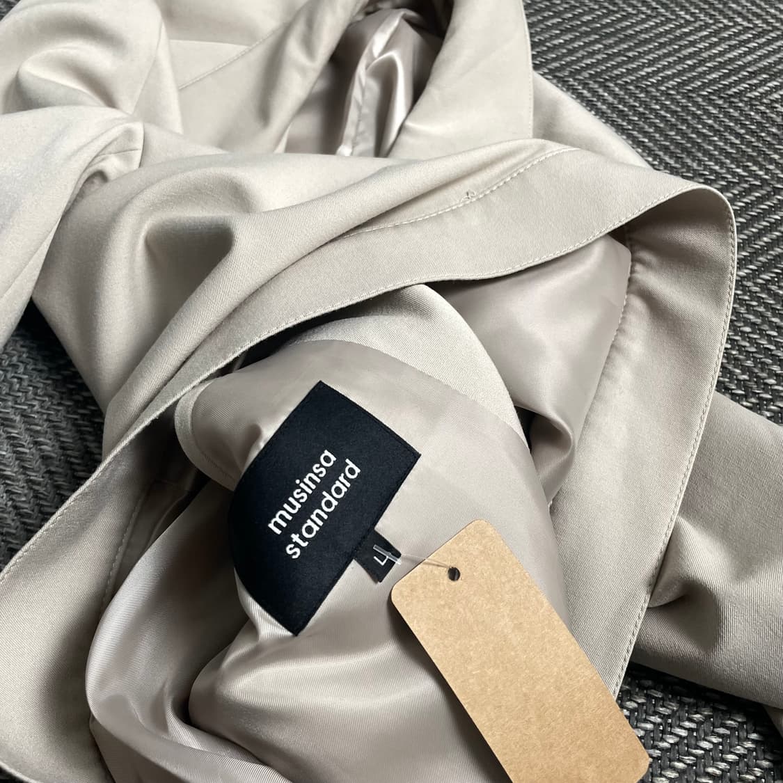 무신사 스탠다드 릴렉스드 미니멀 자켓o 4774 상품이미지5