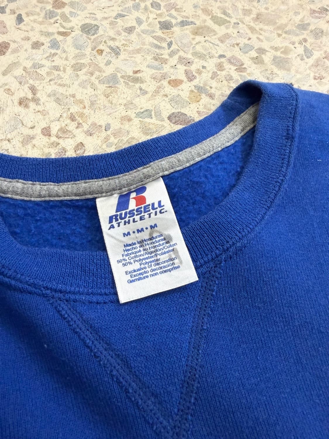 00's 러셀 맨투맨 블루 상품이미지4
