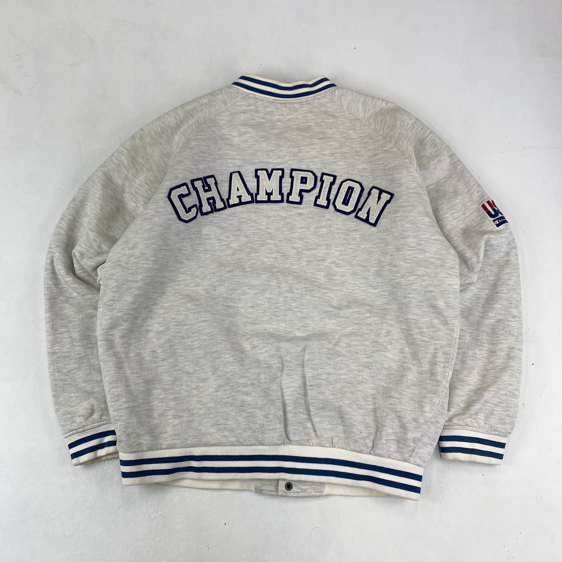 챔피언 OG 스펠아웃 코튼 바시티 자켓(100) 상품이미지3