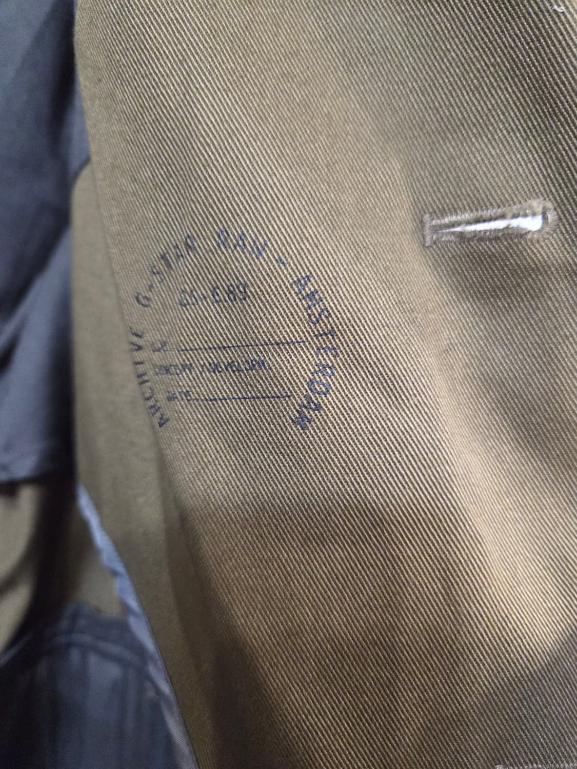 G-STAR RAW 카키색 남성 블레이저(M) 상품이미지7