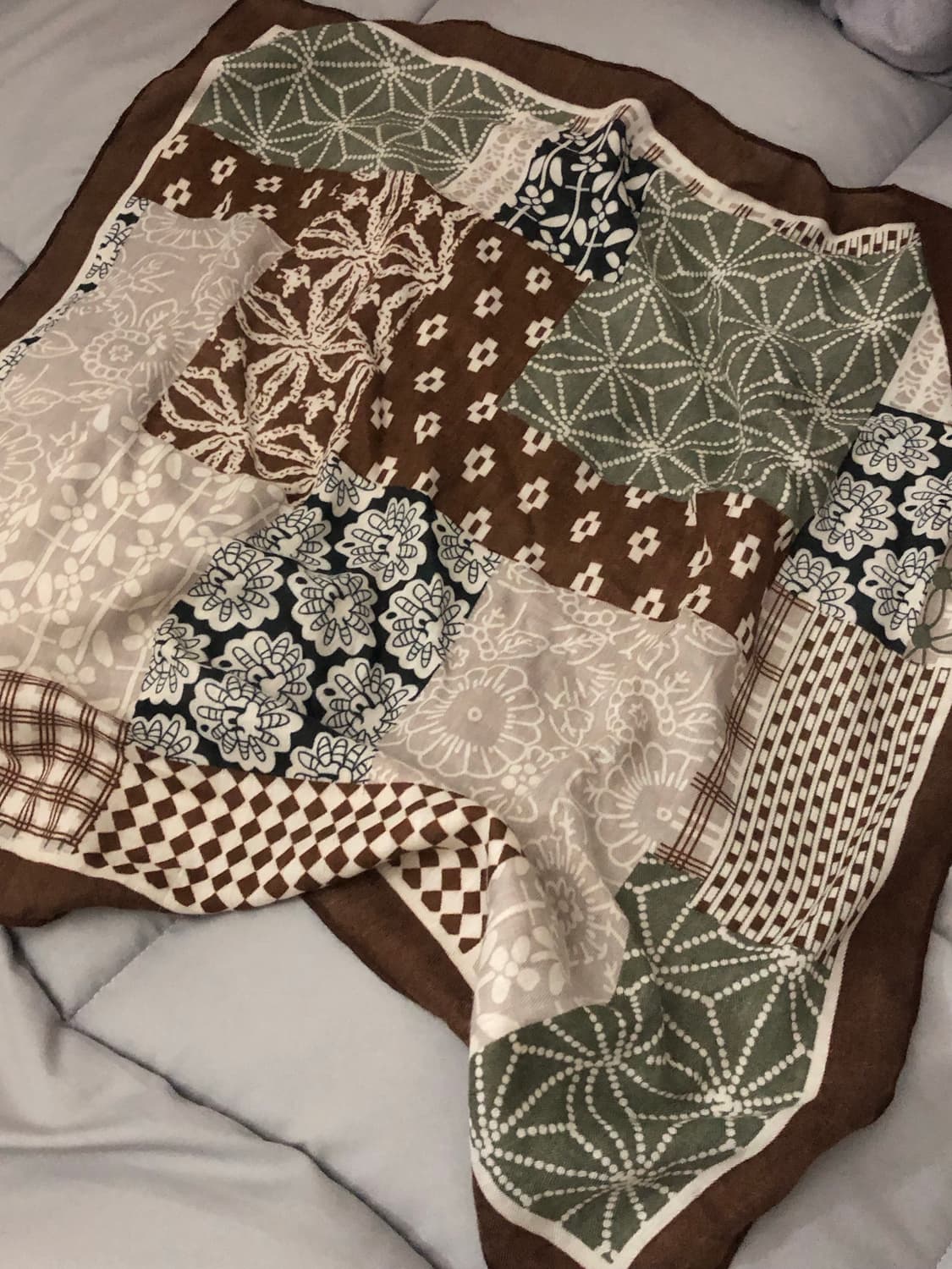 브라운 스카프 상품이미지2