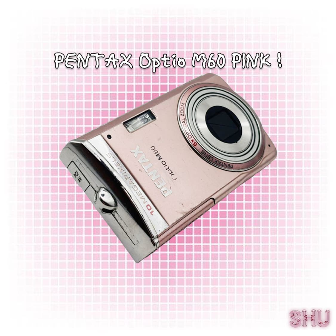 펜탁스 옵티오 M60 빈티지 디카 디지털카메라 핑크  상품이미지2