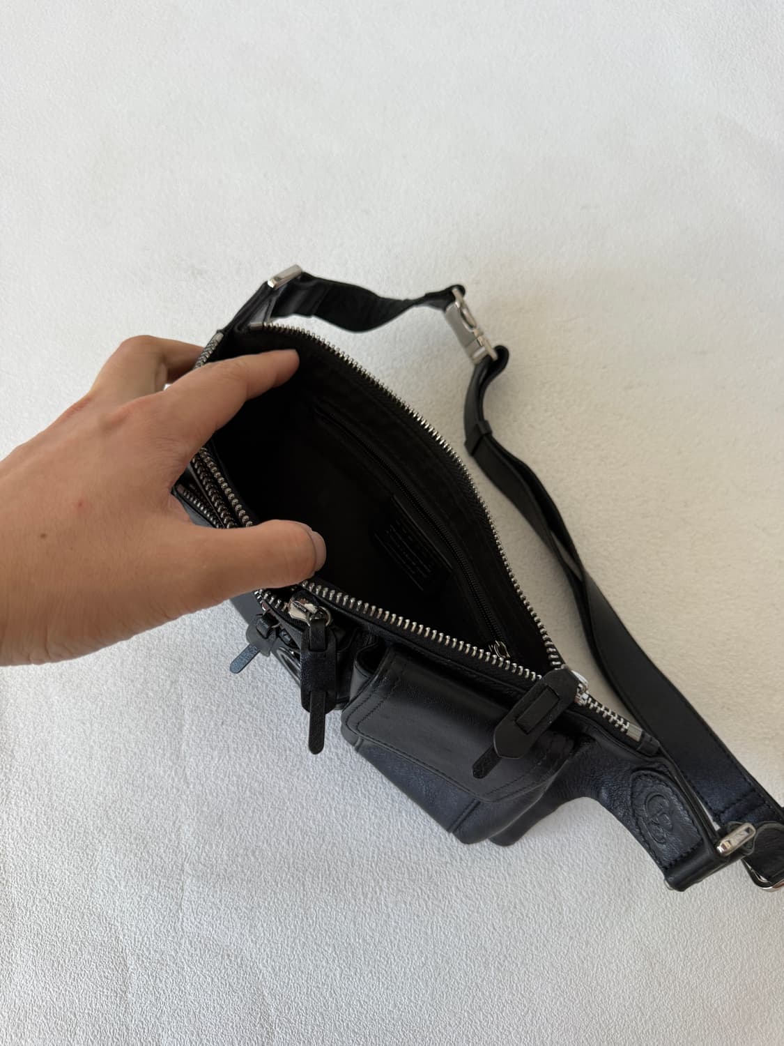 Pre owned 레더 힙색 상품이미지4