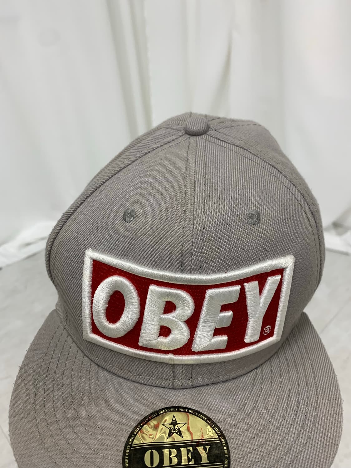 오베이 그레이 일자챙 상품이미지5