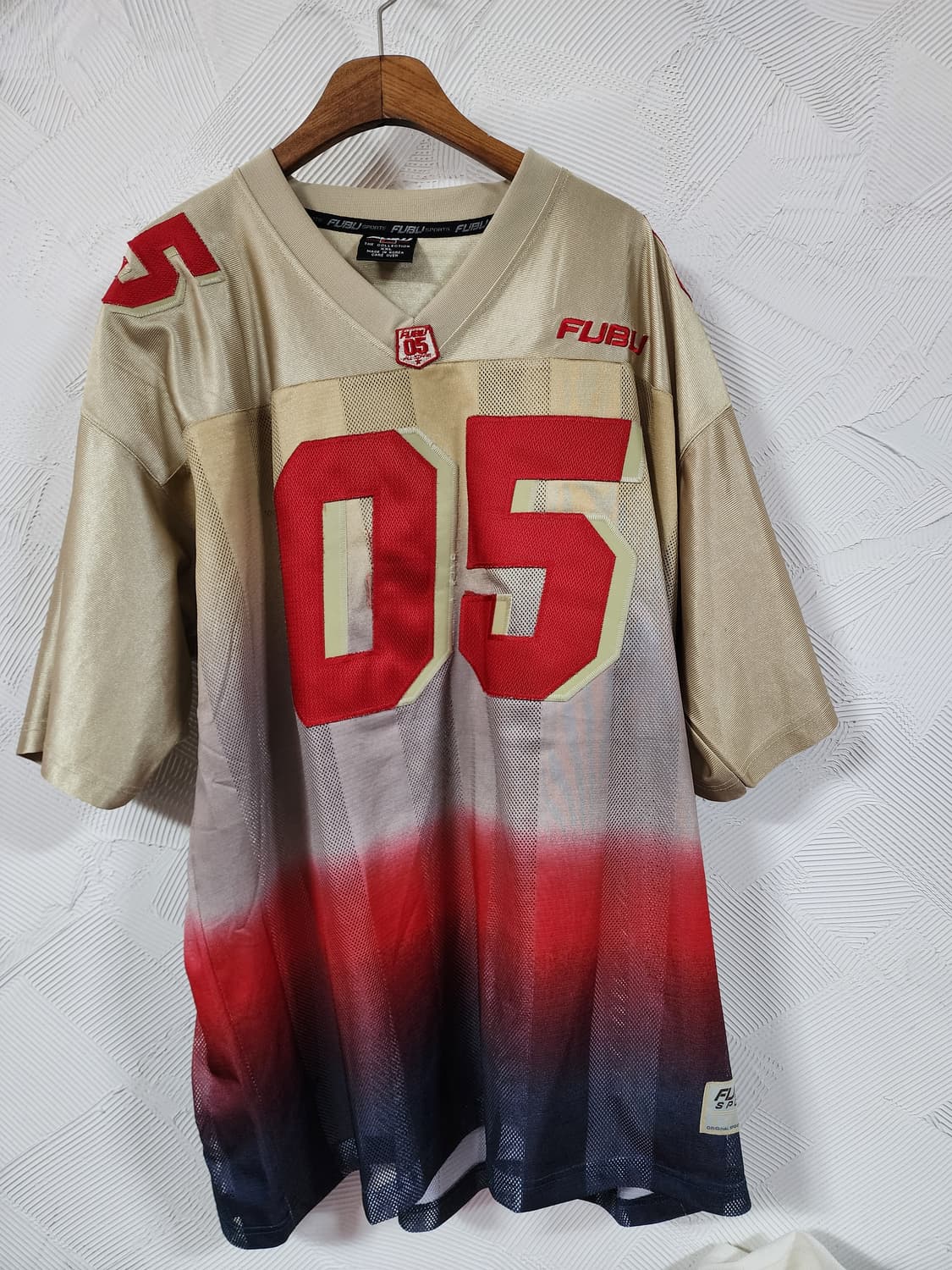 FUBU 05번 메쉬 져지반팔티 상품이미지1