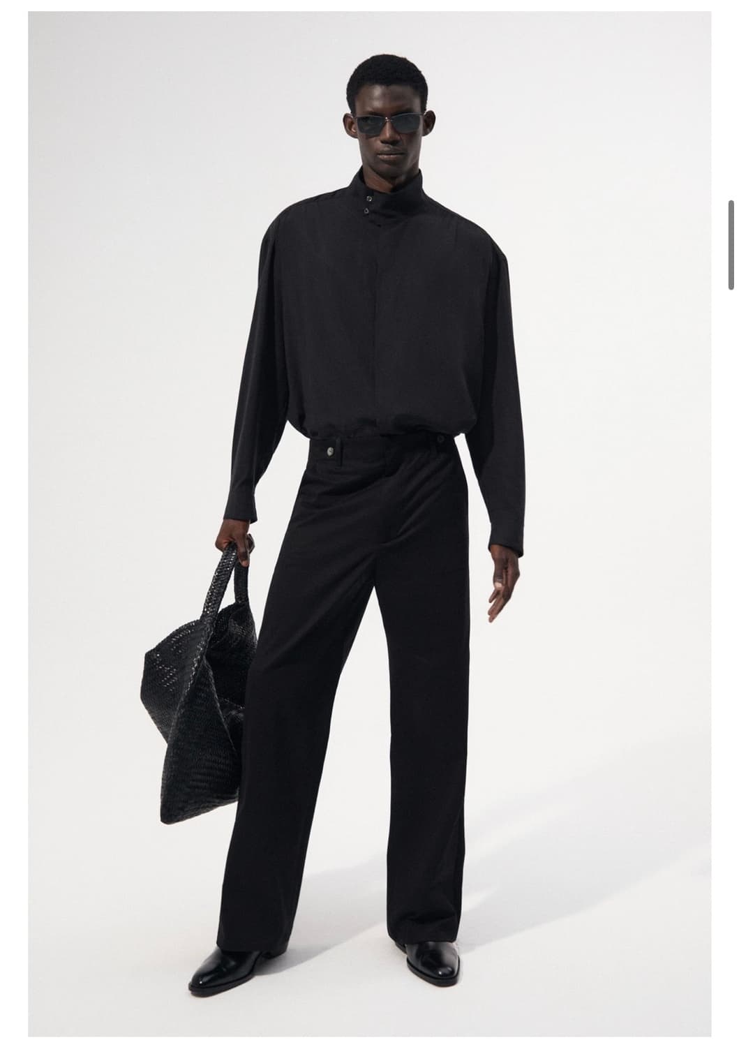 타일레 코튼 블랙 트라우저 2사이즈 상품이미지3