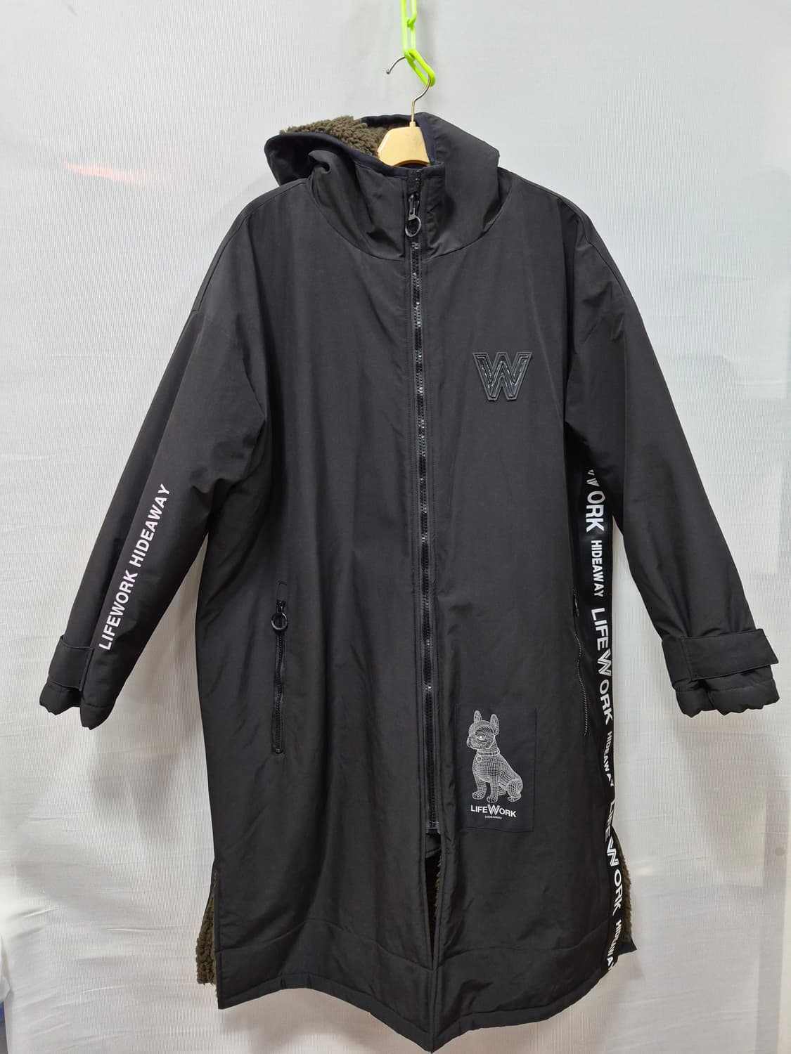 라이프워크 롱패딩 리버시블 양면 L 상품이미지1