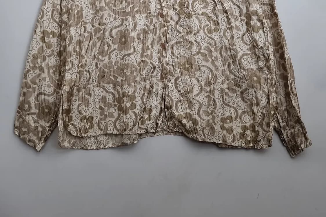 이세이미야케 빈티지 플리츠 패턴 블라우스 상품이미지4