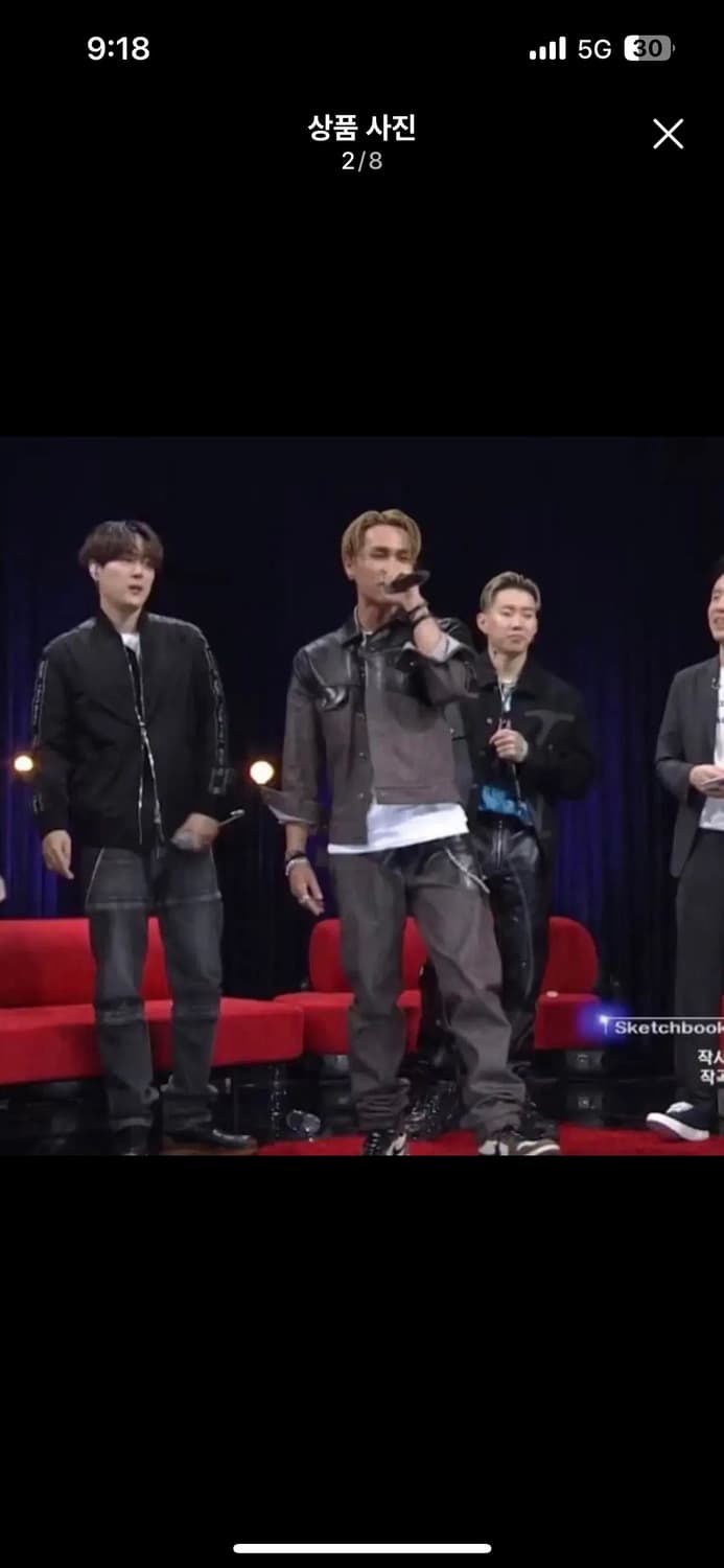 [50] 보테가 베네타 믹스 레더 데님 진 팬츠 상품이미지1