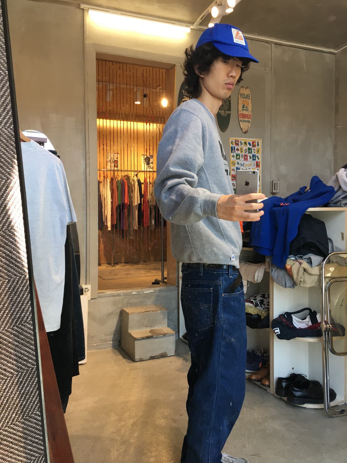 00s 러셀 스웻 정핏 핏감 상품이미지5