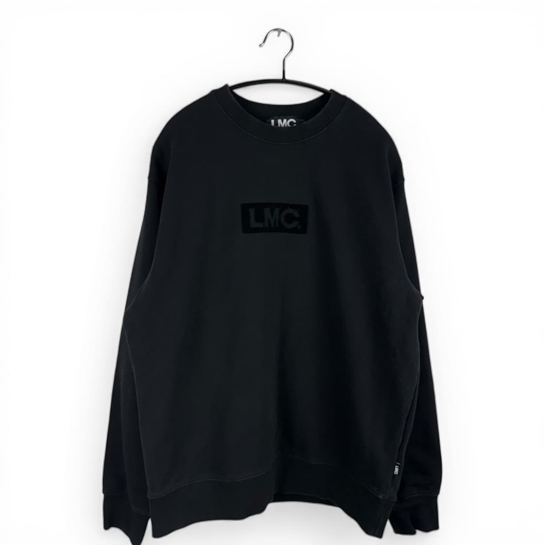 (L) LMC 박스로고 맨투맨 블랙 상품이미지1