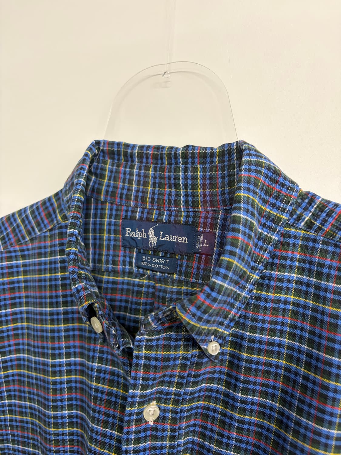90s 폴로 랄프로렌 빅셔츠 L 상품이미지2