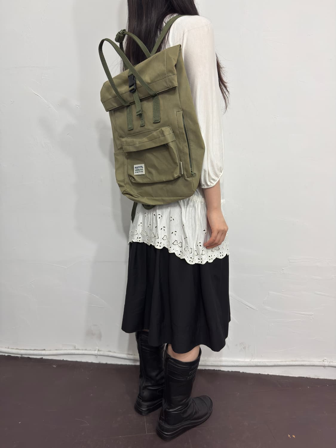rootote khaki backpack 상품이미지2
