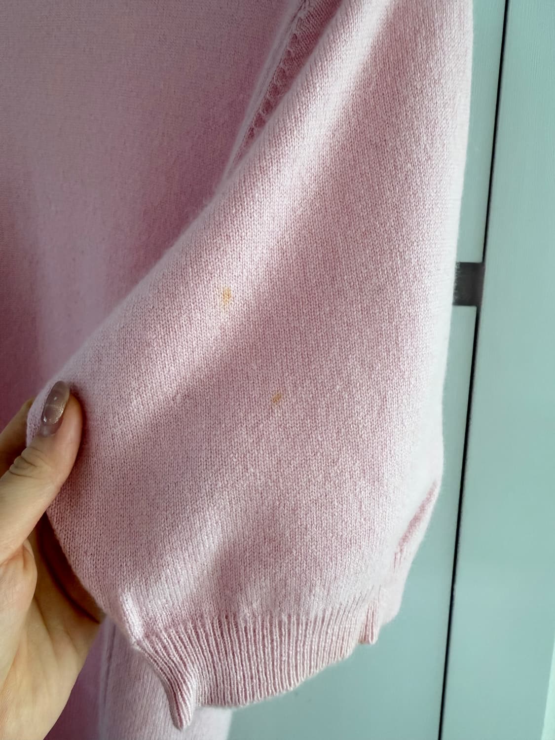 캐시미어100 가디건 반팔니트 세트 상품이미지7