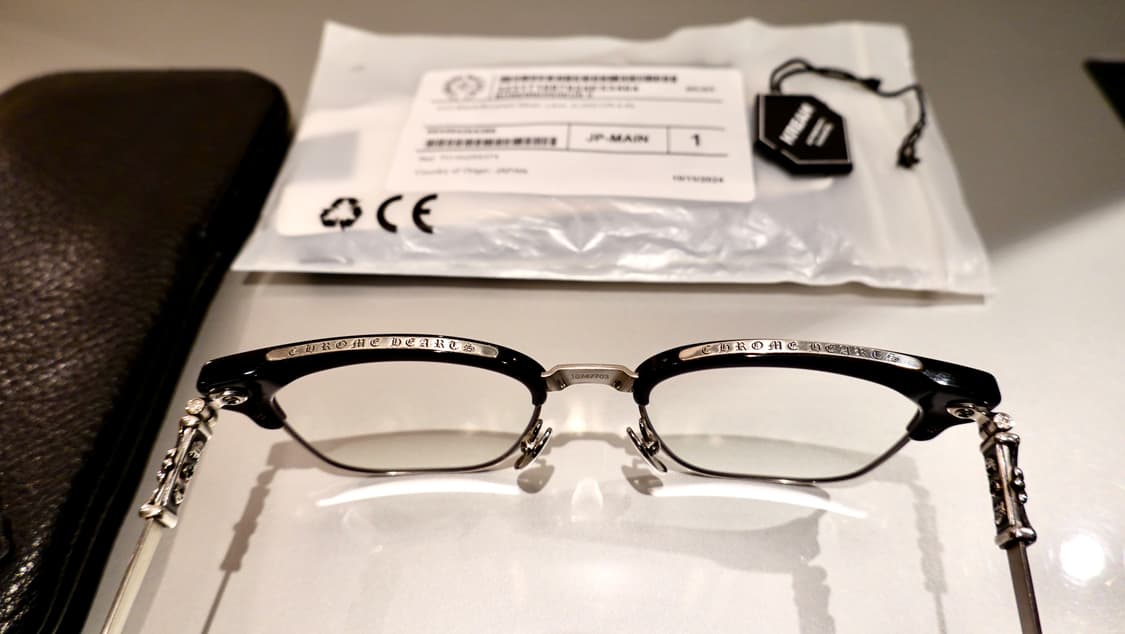 크롬하츠 보넨노이슈어2 블랙/브러쉬드실버 안경 상품이미지6