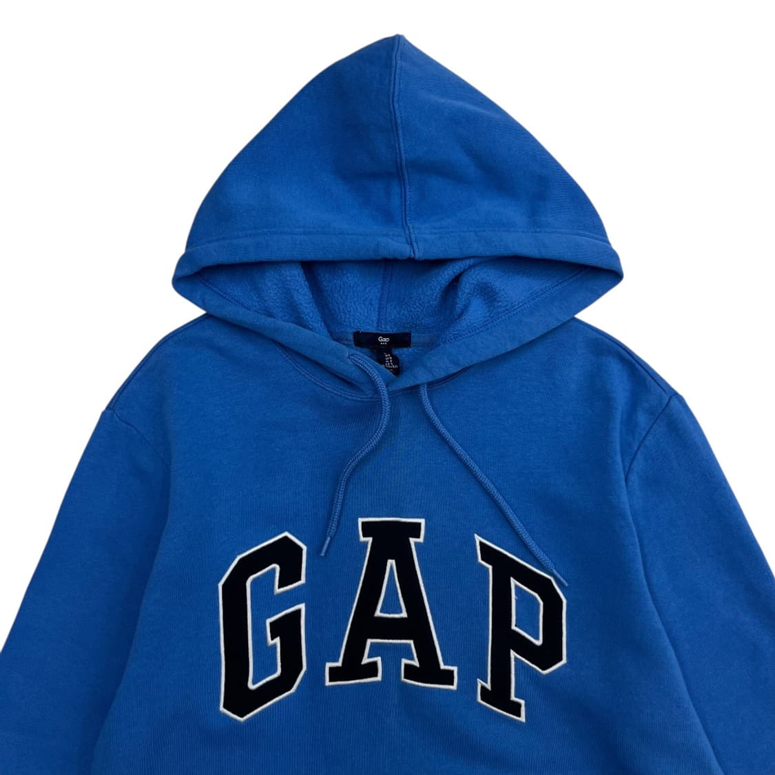 갭 블랙 패치로고 블루 후드 S 상품이미지4