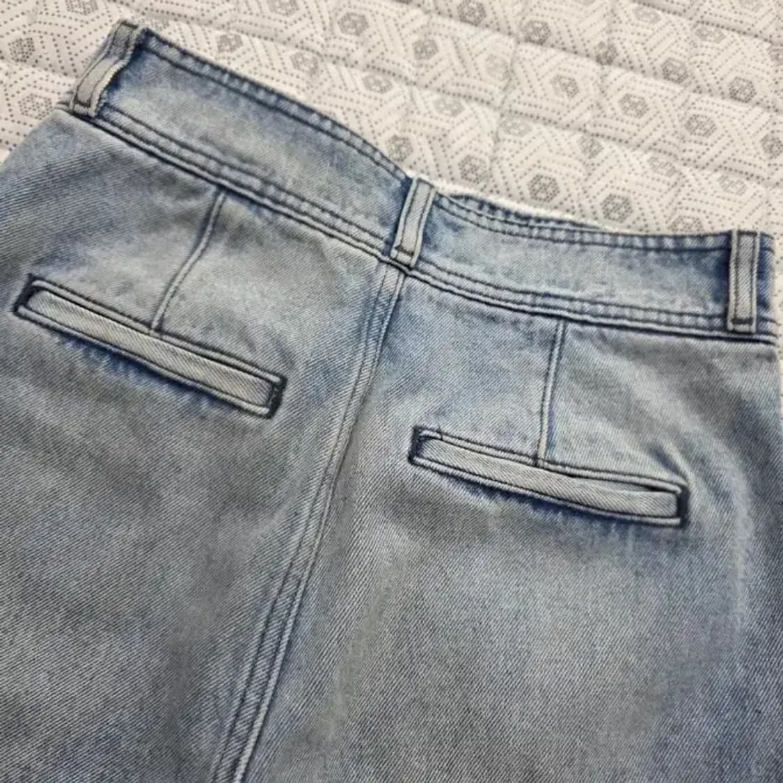 이로 연청색 청바지 34사이즈 상품이미지3